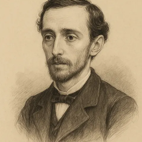 Retrato ilustrado de Júlio Dinis
