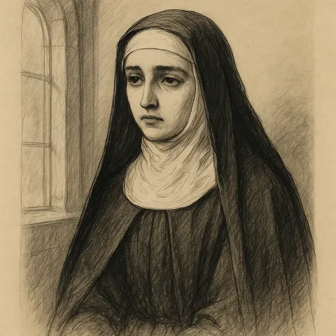 Retrato imaginado de Mariana Alcoforado